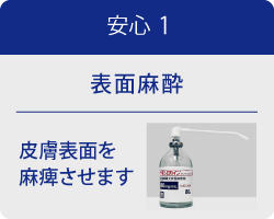 ステップ 表面麻酔